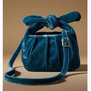 Anthropologie Velvet Purse